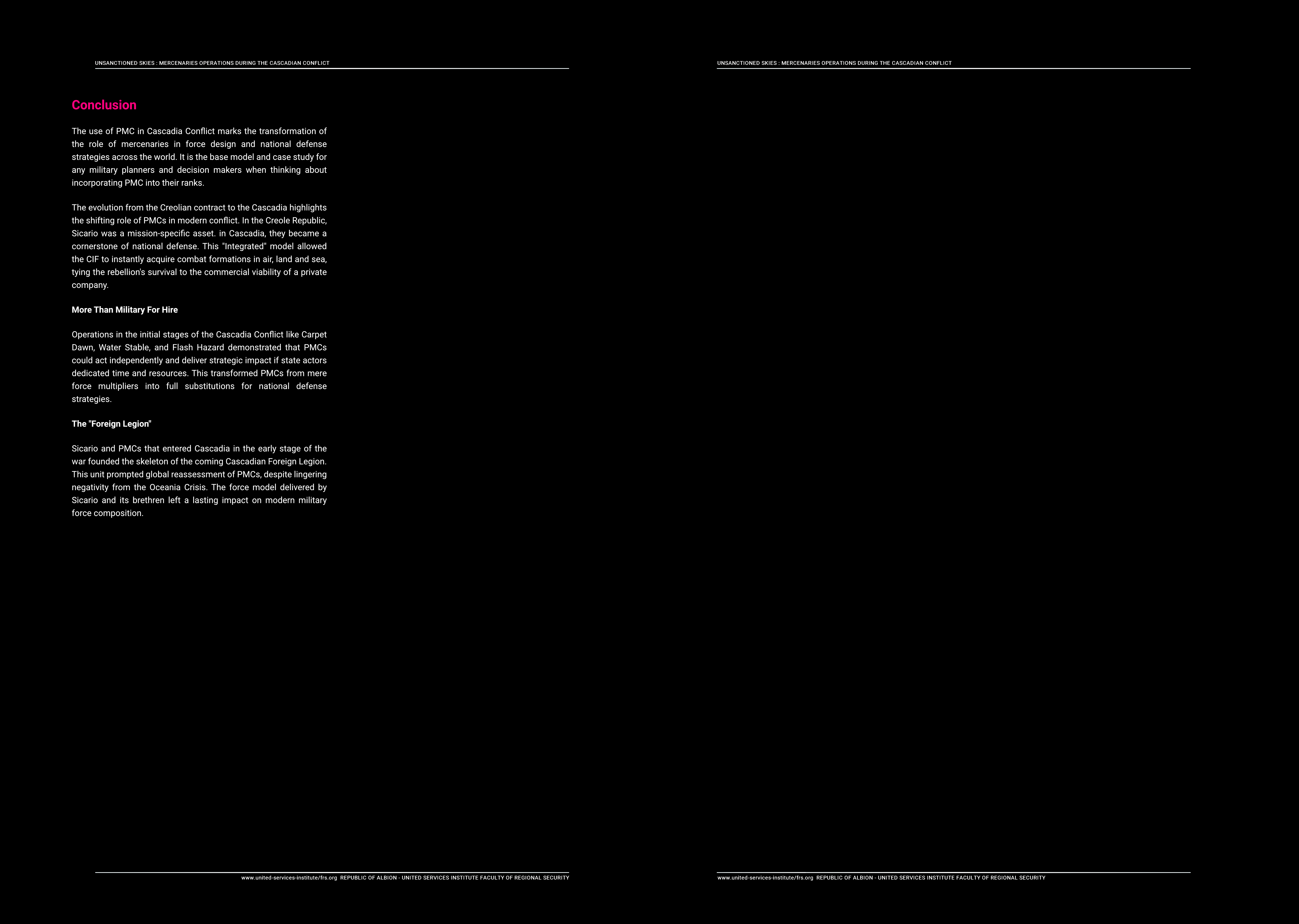 The Doctrinal Shift of Private Military Contractors In State Conflict